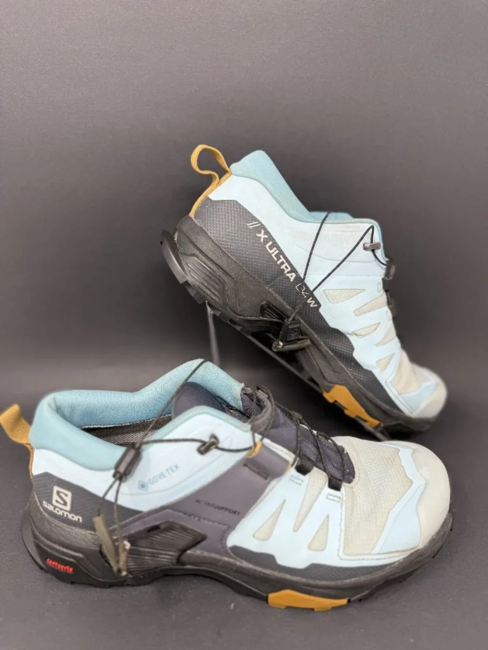 Salomon Sense Ride 4 Shoes Womens 7.5 Blue Athletic Sneakers Lightweight